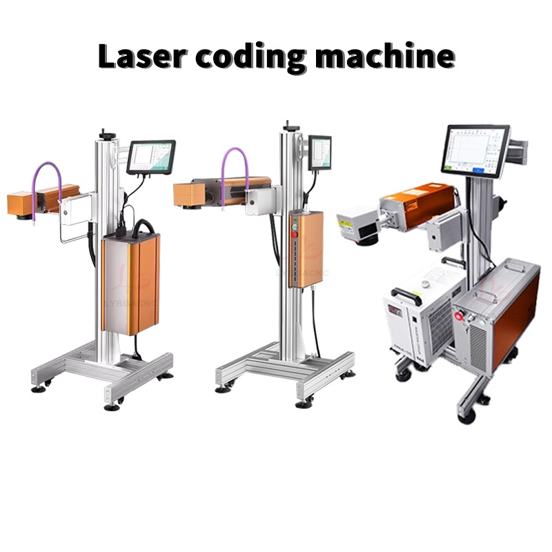Automatic assembly line fiber laser coding machine CO2 laser marking ...