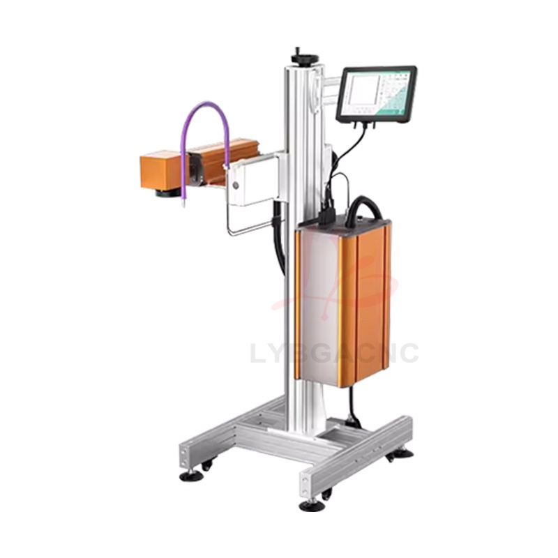 Automatic assembly line fiber laser coding machine CO2 laser marking ...