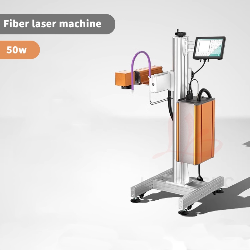 Automatic assembly line fiber laser coding machine CO2 laser marking ...