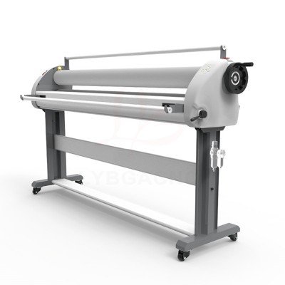 Semi-Auto Cold Laminating Machine 1600mm English Version 1600ME 1600MA Manual Laminator for Film Photo Rolling