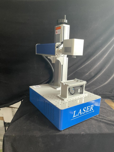 Disassembled LY Desktop mini Fiber Laser Marking Machine upgrade Rotation axis Rolling roller axis 20W 30W 50W  Metal Engraving Machine for PVC Plastic Stainless Steel Cartoon Package