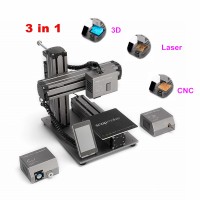 3 in 1 CNC Router Laser Engraver 3D Printer Machine For DIY Learning Leather Wood Carving
