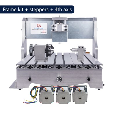 DIY Metal Wood Router CNC Frame 6040 4060 Engraving Milling Cutting Machine Cutter Copper Cutter Framework 3 Axis with Motor