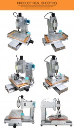 CNC Router 5 Axis CNC 6040 Engraving Machine USB Pillar Type Wood Aluminum Copper Metal Milling Machine 3040 with Water Tank