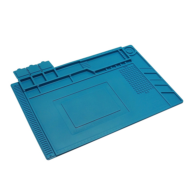 S160 45X30mm ESD Magnetic Heat Insulation Silicone Desk Mat Maintenance  Platform for BGA - China Heat Insulation Silicone Soldering Pad, Heat  Insulation Silicone Pad