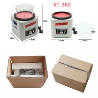 KT-360 Magnetic Tumbler Polishing Machine Mini Magnetic Jewelry Polisher Tumbler Jewelry Tools