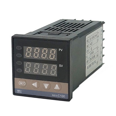 RKC REX-C100 Digital PID Temperature Controller relay output 48*48 k type with Range 0-400 Degrees Celsius 50Hz