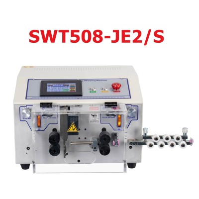 SWT508-JE2 JE2S Peeling Stripping Cutting Machine for Computer automatic wire strip stripping machine 0.1-10mm2 AWG7-AWG28 220V 110V Optional Touch Screen Control