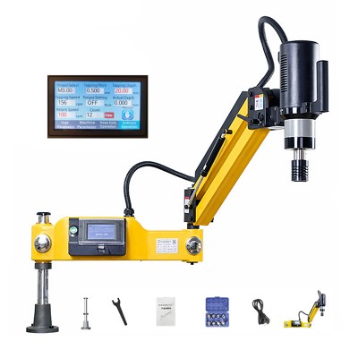 M3-M16-M36 CNC Electric Tapping Machine Servo Motor Electric Tapper Drilling With Chucks Easy Arm Power Tool Threading Machine