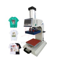 Heat Press Machine Pneumatic automatic can continuous work T-shirt Printing Machine For T-shirt shirt logo brand leather mouse pad
