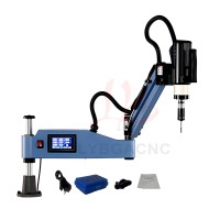 M2-M10 M3-M16 M20 CNC Electric Tapping Machine Servo Motor Electric Tapper Drilling With Chucks Easy Arm Power Tool Threading Machine