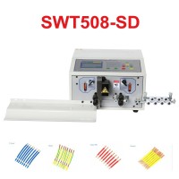 SWT508-SD SDS Peeling Stripping Cutting Machine for Computer automatic wire strip stripping machine 0.1-6mm2 AWG10-AWG28 220V 110V Optional Touch Screen Control