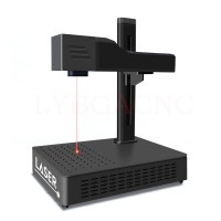 Portable LY Desktop mini Fiber Laser Marking Machine upgrade Rotation axis Rolling roller axis 20W 30W 50W  Metal Engraving Machine for PVC Plastic Stainless Steel Cartoon Package
