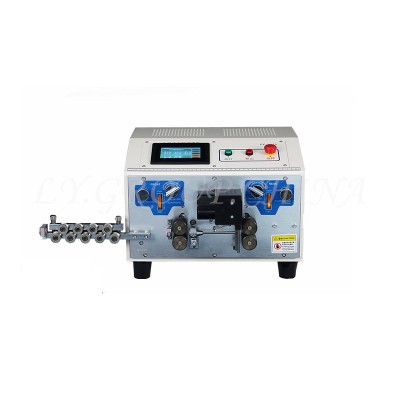 LY 804A 804B Single Or Double Touch Screen Electric Peeling Stripping Cutting Machine For Computer strip wire 0.1mm-4mm2