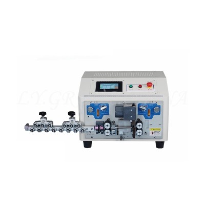 LY 905 Automatic Multi-core Multi-cores Wires Sheath Stripping Machine 4 Wheels For 2 3 4 5 Inner Cores Wire Optional Manipulator Protect Crystal Case