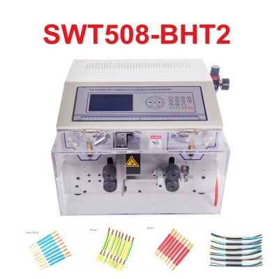 SWT508-BHT2 Peeling Stripping Cutting Machine for Computer automatic wire strip stripping machine 0.1-4.5mm2 AWG10-AWG28 220V 110V
