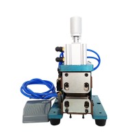 3F 4FN Pneumatic Electric Wire Stripping Machine Small Mini Power Cord Cable Hot Peeling Twisting wire Machine