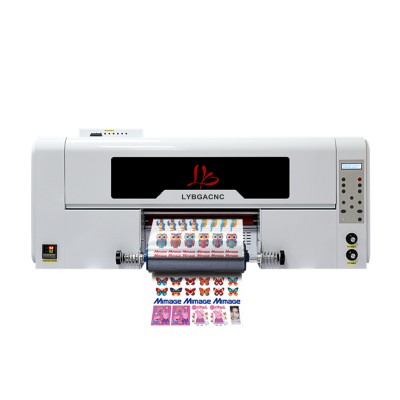 LY A3 Multifunctional Crystal Label Printing Laminating Coiling 3 In 1 Machine UV DTF Double T-shirt Printing Machine