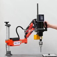 Electric Drilling Tapping Machine Magnetic Base Metal Tapper Driller M3-M12 M3-M20 2000W Touchscreen Universal with ISO Collets