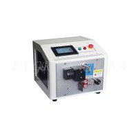 LY-302 Touch Screen Automatic Wire Tube Sleeving Pipe Cutting Machine For Wire Cable Cutting Stripping Peeling Machines 220V 110V