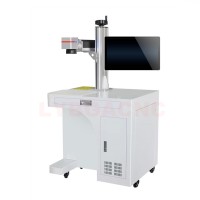 LYBGACNC Desktop Laser Marking Machine 20W 30W 50W Portable Mini Ultraviolet Ray Purple Cold Light UV 3W CO2 Metal Pipe 30W For Non-Metal Wood Acrylic Leather Paper Quick Mark Optional Rotary Axis 220V 110V