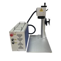 LY Separated Structure Mini Fiber Laser Nameplate Marking Machine 30W 50W Raycus Brand Source Metal Engraver Engraving Suitable For PVC Plastic Stainless Steel Cartoon Package Foreign Supply Specially