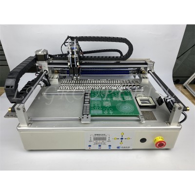 LY Q1 High Speed 33 Bits With Full Vision Desktop Automatic SMT Pick And Place Machine Chip Mounter LED SMD Dual Heads For PCB Assembly Line