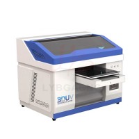 LY 3060 full automatic flatbed Photo UV DTG Inkjet printer machine USB infrared ray measure max work size 300X600mm 2880 DPI printing height 180mm 220V 110V