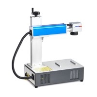 Disassembled LY Desktop mini Fiber Laser Marking Machine upgrade Rotation axis Rolling roller axis 20W 30W 50W  Metal Engraving Machine for PVC Plastic Stainless Steel Cartoon Package