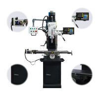 Multi-functional Drilling Milling Tapping Machine LY-45S Featured with 3 Axis Optical Scale  Automatic Feed and Base 220V 380V