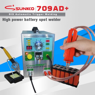 709AD+ Spot Welding Machine 3.2kw Pulse Induction Automatic Spot Welder For 18650 Battery Pack With S70BN Pen