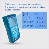 T-624 Lithium Battery Internal Pressure Difference Analyzer With 5A 8A Active Equalizer Kit Intelligent detection 24 Interface Kit