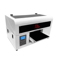 LY A4 full automatic flatbed Photo UV DTG Inkjet printer machine USB infrared ray measure max work size 200X300mm 2880 DPI printing 220V 110V