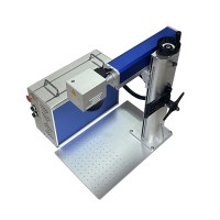 LY Separated Structure Mini Fiber Laser Nameplate Marking Machine 30W 50W Raycus Brand Source Metal Engraver Engraving Suitable For PVC Plastic Stainless Steel Cartoon Package Foreign Supply Specially