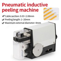 Pneumatic And Electric High Accuracy Desktop Portable Inductive Type Wire Peeling Stripping Cutting Machine 3-4 Square mm