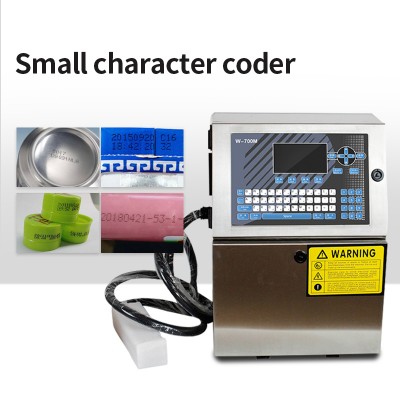 Automatic CIJ Inkjet Printer Online Printer Coding machine for Batch code Number date Plastic Pipe Bottle Bag PVC Egg Cable