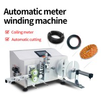 4 In 1 Digital Touch Screen Full Auto Counting Array Cutting Function Electric Peeling Stripping Cutting Machine Diameter 60-300mm Max Stroke 130MM