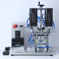 Tabletop Semi-Automatic Bottle Capping Machine for Screw Top Unicorn Juice Liquid Spray Cap Twist Glass Dropper Capper 10~60mm