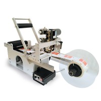 Semi-Automatic LT-50D Round Plastic Bottle Label Machine Labeling Device and Sticker Equipment for Round Bottles