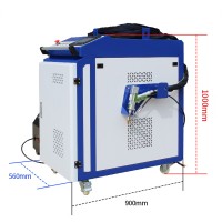 Handheld 3 in 1 Laser Welding Head Laser Welding Cleaning Cutting Machine 1000W 1500W 2000W for oxides on stainless steel surfaces