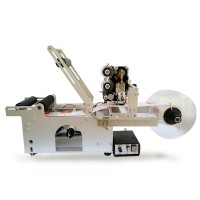Semi-Automatic LT-50D Round Plastic Bottle Label Machine Labeling Device and Sticker Equipment for Round Bottles