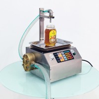 LY L15 Full Automatic Desktop Numerical Control Liquid Filling Machine For Honey Sesame Grease Paste Various Liquids Oils Glue 220V 110V