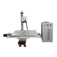 Split 200W Fiber Laser 100W Upgrade with 400MM Cross Slide 50W Metal Marking Engraving Cutting Machine for Steel Engraver Cutter