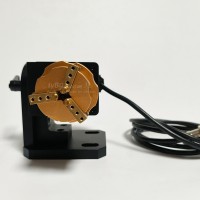 Ring Rotary Axis Turning Attachment 81mm Middle Center Height, Copper Clamp Jewelry Rotary Axis for Fiber Laser Marking Machine