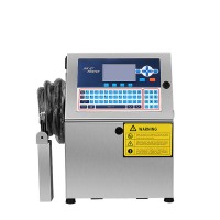Automatic Small Character Printer CIJ Inkjet Printer Online Printer Coding machine for Batch code Number date Plastic Pipe Bottle Bag PVC Egg Cable