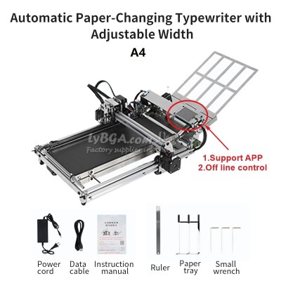A4 Size Automatic Paper Feeding Plotting Robot Pen Writing Drawing Plotting Robot Machine Engraving Corexy Frame Plotter CNC Kit