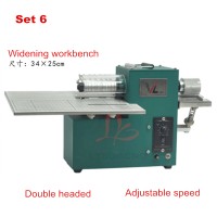 EU Stock Leather Strip Cutting Machine 2-86mm Adjustable Single/Dual Head Variable Speed Slitter for Fabric Non-woven Cardboard