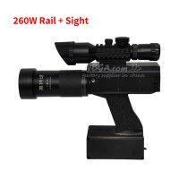 Remote Ignition Laser Obstacle Clearing Removal 260W 3D-Printed Rail-Guided Handheld Laser Customized Device for Bird Nests Kite