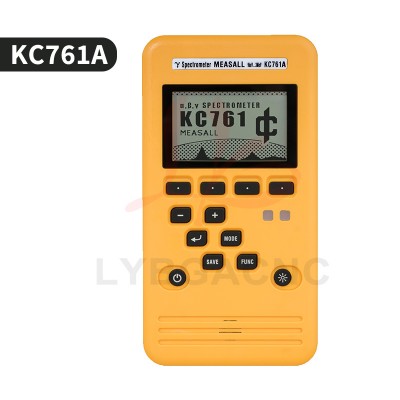 KC761A Handheld Energy Spectrum Analyzer Professional Radiation Alarms Spectrometer Geiger Counters Radiation Dosimeters and Gamma Spectrometers Measurements