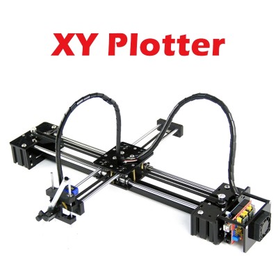 Corexy XY Plotter Drawing Robot Kit, LY Drawbot with CNC V3 Shield, DIY Pen Lettering Writing Machine for Hobby Use CNC Router